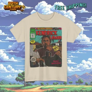 Kendrick Lamar Vintage 90s Comic Book T-shirt